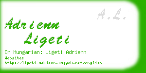 adrienn ligeti business card